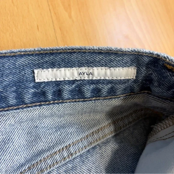 Citizens Of Humanity Ayla Barrel Bow Leg Jean in Telegraph Raw Hem 27 - Picture 9 of 16